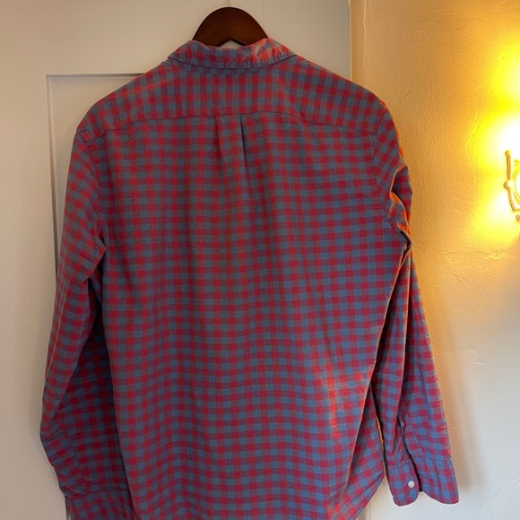 FIRE ASS J Crew Slim Fit Gingham Shirt (red / blue checks) J. Crew - Picture 3 of 3